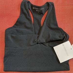 Beyond Yoga Twist Around Racerback Crop Small
